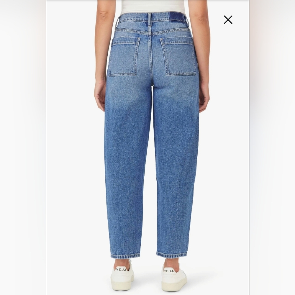 Kensie Blue Flare & Wide Leg Jeans - Picture 2 of 4